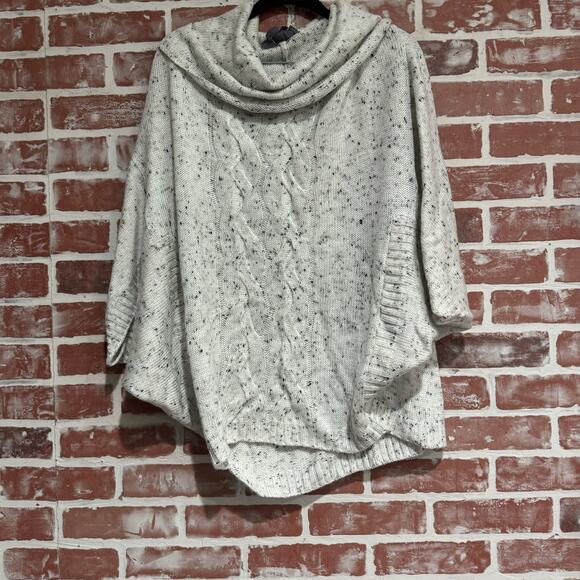 NWT Anthropologie Simona Cowl Neck Slouchy Sweater Gray Size Medium - Picture 2 of 9